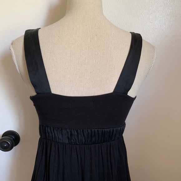 Kensie Maxi Dress XS Black Sleeveless Empire Waist - Picture 6 of 9